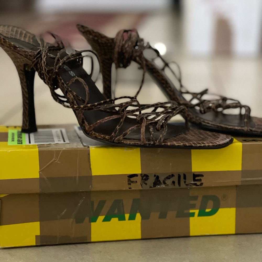 Nine West Tanishar Strappy Heels